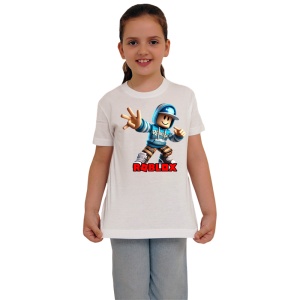 Tricou Copii Roblox Robotul Spartan din bumbac 100% - Img 3