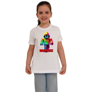 Tricou Copii Roblox Stralucire Totala din bumbac 100% - Img 3