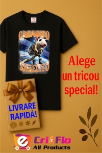 Tricou Copii Tralalelo Tra la la Cacasito Satelito Italian Brainrot Silly Rat Meme T-Shirt - Img 6