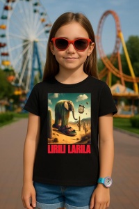 Tricou Copii Tralalelo Tra la la Lirili Larila - Italian Brainrot Meme T-Shirt - Img 3