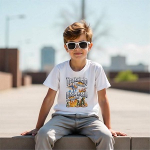 Tricou Copii Tralalelo Tra la la Tralalelo VS Brr Patapim Funny Italian Brainrot Meme Graphic T-Shirt - Img 5