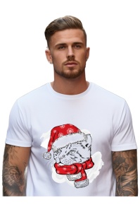 Tricou Craciun Barbat - Christmas Cat