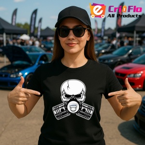 Tricou Dacia Skull Pistons | Unisex Dama si Barbat