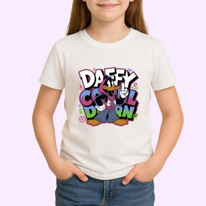 Tricou Daffy Duck – Beast Mode, antrenament și forță Copii | Dama | Barbat Barbat - Img 3