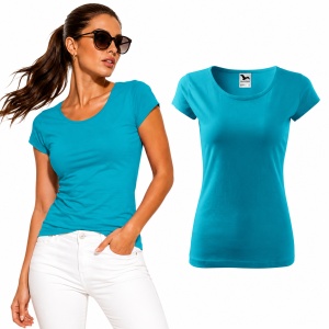 Tricou Damă 100% Bumbac Cambrat – Decolteu Rotund, Mâneci Scurte, 25 Culori | XS-2XL - Img 23