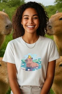 Tricou dama CapyBara - inoata - Img 2