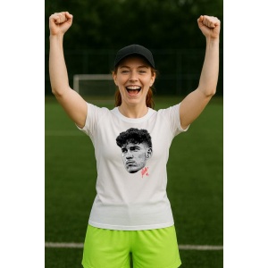 Tricou Dama cu fotbalistul Alessandro Bastoni-Inter Milano din bumbac 100% - Img 9