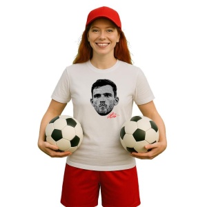 Tricou Dama cu fotbalistul Andrew Robertson-Liverpool FC din bumbac 100% - Img 9