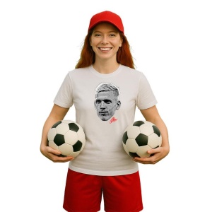 Tricou Dama cu fotbalistul Dani Olmo-RB Leipzig din bumbac 100% - Img 12