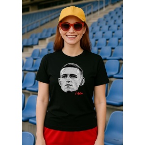 Tricou Dama cu fotbalistul Daniel Podence-Olympiacos FC din bumbac 100% - Img 2