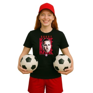 Tricou Dama cu fotbalistul Harry Edward Kane-Bayern Mnchen din bumbac 100% - Img 5