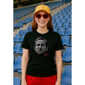 Tricou Dama cu fotbalistul Harry Kane-Bayern Munchen din bumbac 100% - Img 2