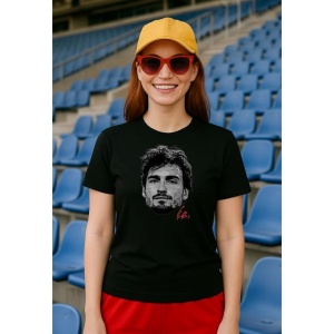 Tricou Dama cu fotbalistul Mats Hummels-Borussia Dortmund din bumbac 100% - Img 2