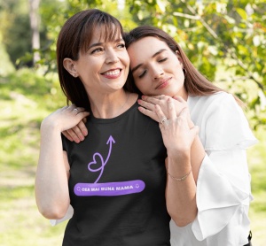 Tricou dama haios personalizat - Cea mai buna mama - din bumbac, personalizat - Cadou - Img 4