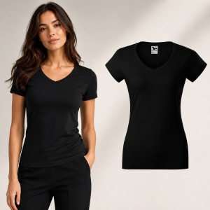 Tricou damă Malfini 162 Fit V-Neck, guler în V, 100% bumbac, 180 g/m², croială cambrată, 13 culori - Img 22