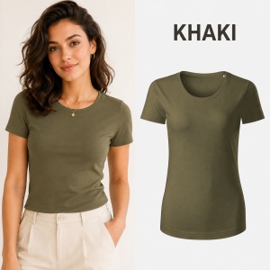 Tricou Damă Malfini Origin GOTS 172 – 100% Bumbac Organic, Croială Cambrată, 15 Culori, XS–2XL - Img 11