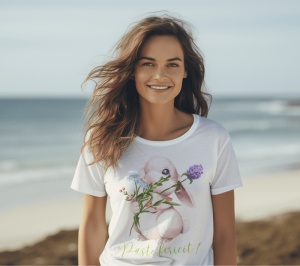 Tricou Dama Pascal Personalizat - Sărbători Pline de Stil! - din bumbac, personalizat - Cadou