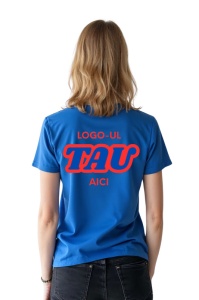 Tricou dama personalizat cu logo-ul companiei - Spate