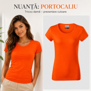 Tricou Damă Rimeck Resist Heavy R04 – 100% Bumbac, 200 g/m², Croială Cambrată, S–3XL - Img 13