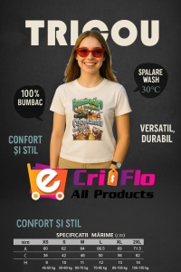 Tricou Dama Tralalero TraLaLa cu Bombadiro VS Cocofanto Funny Italian Brainrot Meme Graphic - Img 6