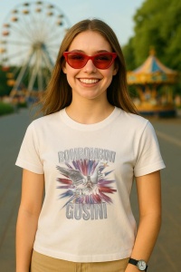 Tricou Dama Tralalero TraLaLa cu Bombombini Gusini Funny Italian Brainrot Meme Bootleg - Img 5