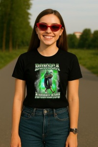 Tricou Dama Tralalero TraLaLa cu Boneca Ambalabu Brainrot Humor Meme - Img 5