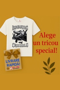Tricou Dama Tralalero TraLaLa cu Italian Brainrot Bombardino Crocodilo (1) - Img 8