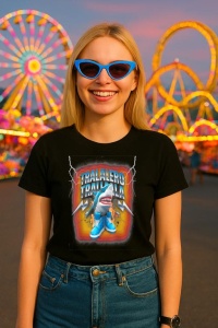 Tricou Dama Tralalero TraLaLa cu Tralalero Tralala Funny Bootleg Brainrot Italian Meme Kids