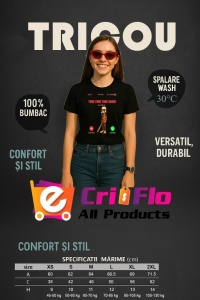 Tricou Dama Tralalero TraLaLa cu Tung Tung Tung Sahur Italian Brainrot Meme - Img 6