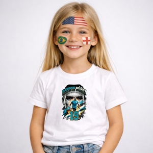 Tricou Darwin Nunez Uruguay World Cup Fifa 2026, din bumbac 100%, tricou alb, Copii | Dama | Barbat - Img 2