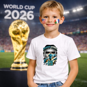 Tricou Darwin Nunez Uruguay World Cup Fifa 2026, din bumbac 100%, tricou alb, Copii | Dama | Barbat - Img 5