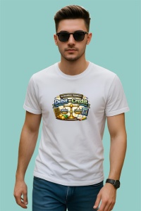 Tricou Debit Si Credit Balanta Contabilitate V1, din bumbac 100% , tricou alb pentru Dama | Barbat - Img 3