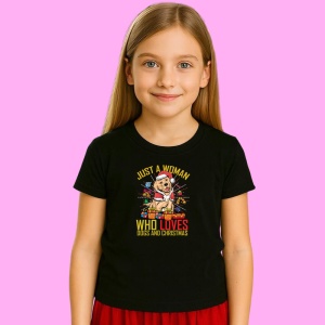 Tricou Dog Lover Christmas, din bumbac 100% Copii | Dama | Barbat - Img 3