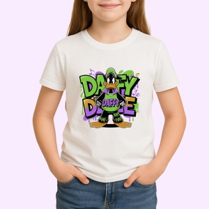 Tricou Donald dope style cu lant si pantaloni largi Copii | Dama | Barbat Barbat - Img 4