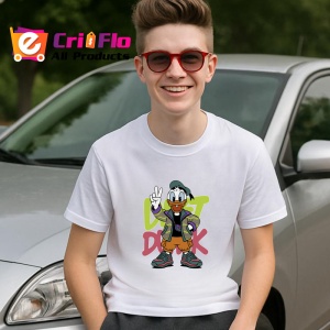 Tricou Donald Duck verde – Peace Mode Copii | Dama | Barbat Barbat - Img 8