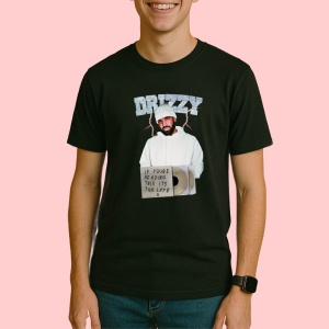 Tricou Drake Party Vibes, muzica POP, Dama | Barbat | Copii, Culoare Negru - Img 3