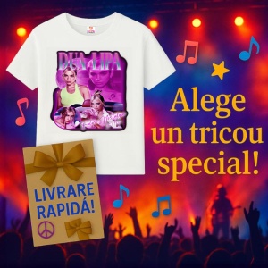 Tricou Dua Lipa - Neon Nostalgia, muzica POP, Dama | Barbat | Copii - Img 6