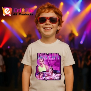 Tricou Dua Lipa - Neon Nostalgia, muzica POP, Dama | Barbat | Copii - Img 10