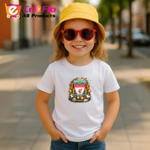Tricou Emblema Liverpool Design Suporter V2, din bumbac 100% , tricou alb pentru Copii | Dama | Barbat - Img 5