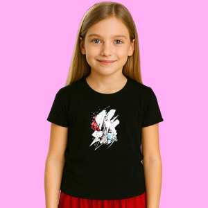 Tricou Fata Mos Craciun Cu Caciula, din bumbac 100% Copii | Dama | Barbat - Img 3