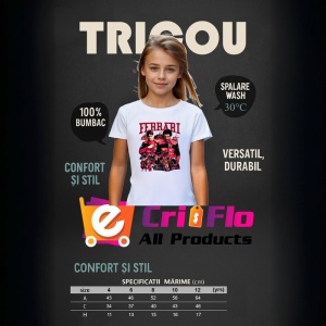 Tricou Ferrari Echipa Postere Charles Leclerc Carlos Sainz, Copii | Dama | Barbat - Img 10