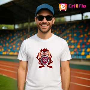 Tricou Fiat Tazz Zambeste Amenintator | Unisex Dama si Barbat - Img 3