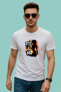 Tricou Fit And Hot Contur Femeie Rosu, Copii | Dama | Barbat