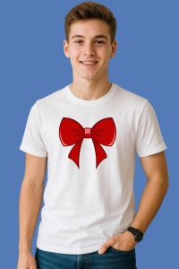 Tricou Funda Rosie Catifea Simpla 2, din bumbac 100%, tricou alb, Copii | Dama | Barbat - Img 2