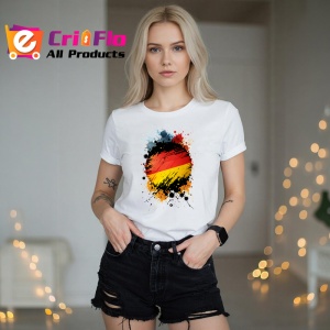 Tricou Germany Steag Splash Art, Copii | Dama | Barbat - Img 10