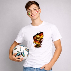 Tricou Germany World Cup Fifa 2026, din bumbac 100%, tricou alb, Copii | Dama | Barbat