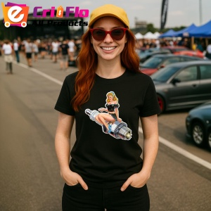 Tricou Girl Cu Bujie | Unisex Dama si Barbat