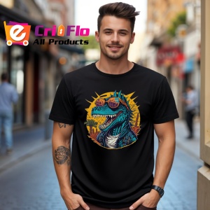 Tricou Gorila cu ochelari rosii fundal stropit graffiti Copii | Dama | Barbat, culoare negru - Img 6