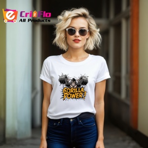 Tricou Gorilla Power Forta Primat, Copii | Dama | Barbat - Img 12