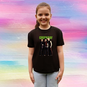 Tricou Green Day v1, muzica Nu Metal, Dama | Barbat | Copii, Culoare Negru - Img 3
